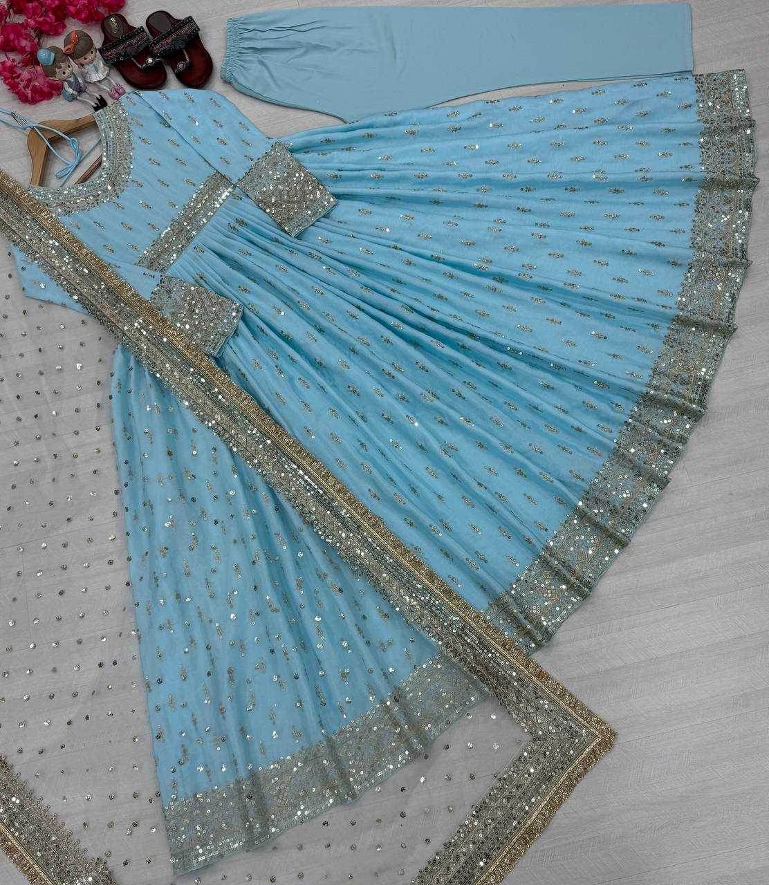 Chinon Embroidery Party Gown - MYLUXURY LANE ENTERPRISE